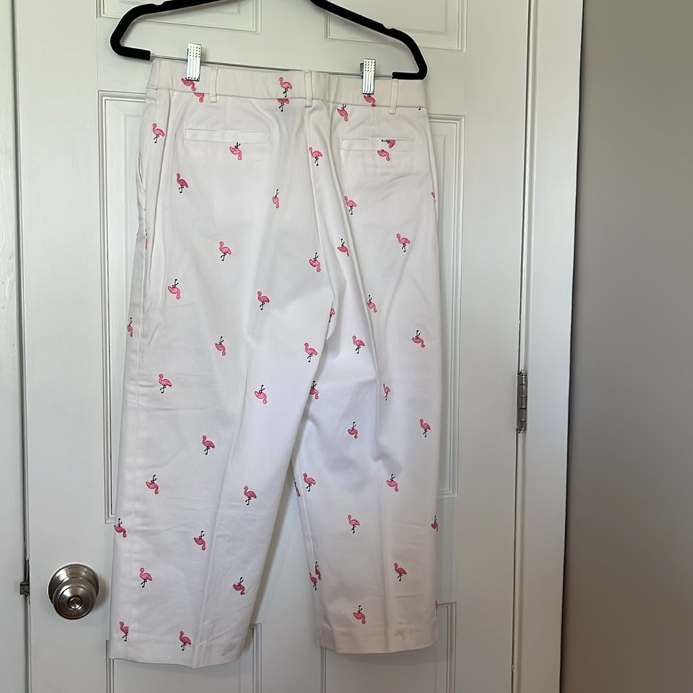 Kim Rogers capri flamingo woman’s pants - Picture 2 of 3